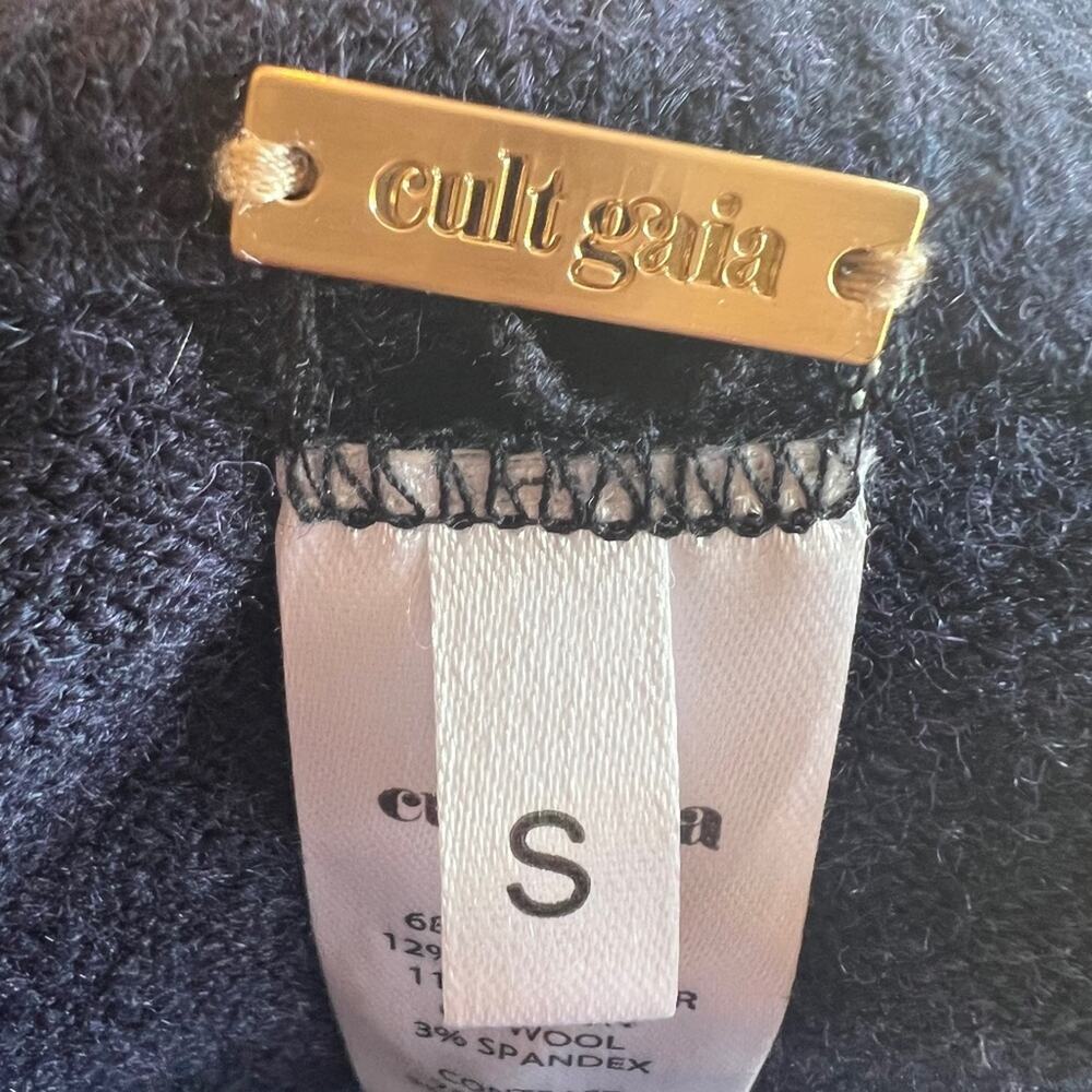 CULT GAIA Women's Mallory Midi Pencil Skirt Navy Blue S NWT - Picture 5 of 5
